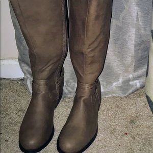 Knee High Boots with a wide calf